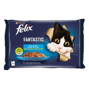 ALIMENTO GATO FANTASTIC SEL PEIXE 4X85GR ALIMENTO GATO FANTASTIC SEL PEIXE 4X85GR