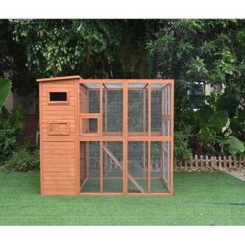 VIVEIRO P�SSAROS MADEIRAS 197X90,5X175CM