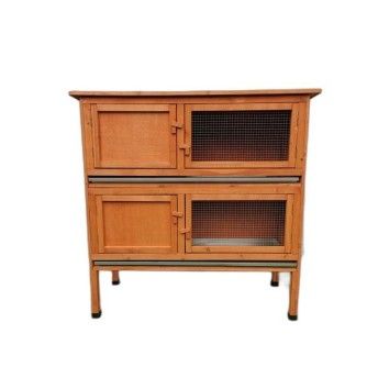 GAIOLA MADEIRA COELHOS 116X44X115CM