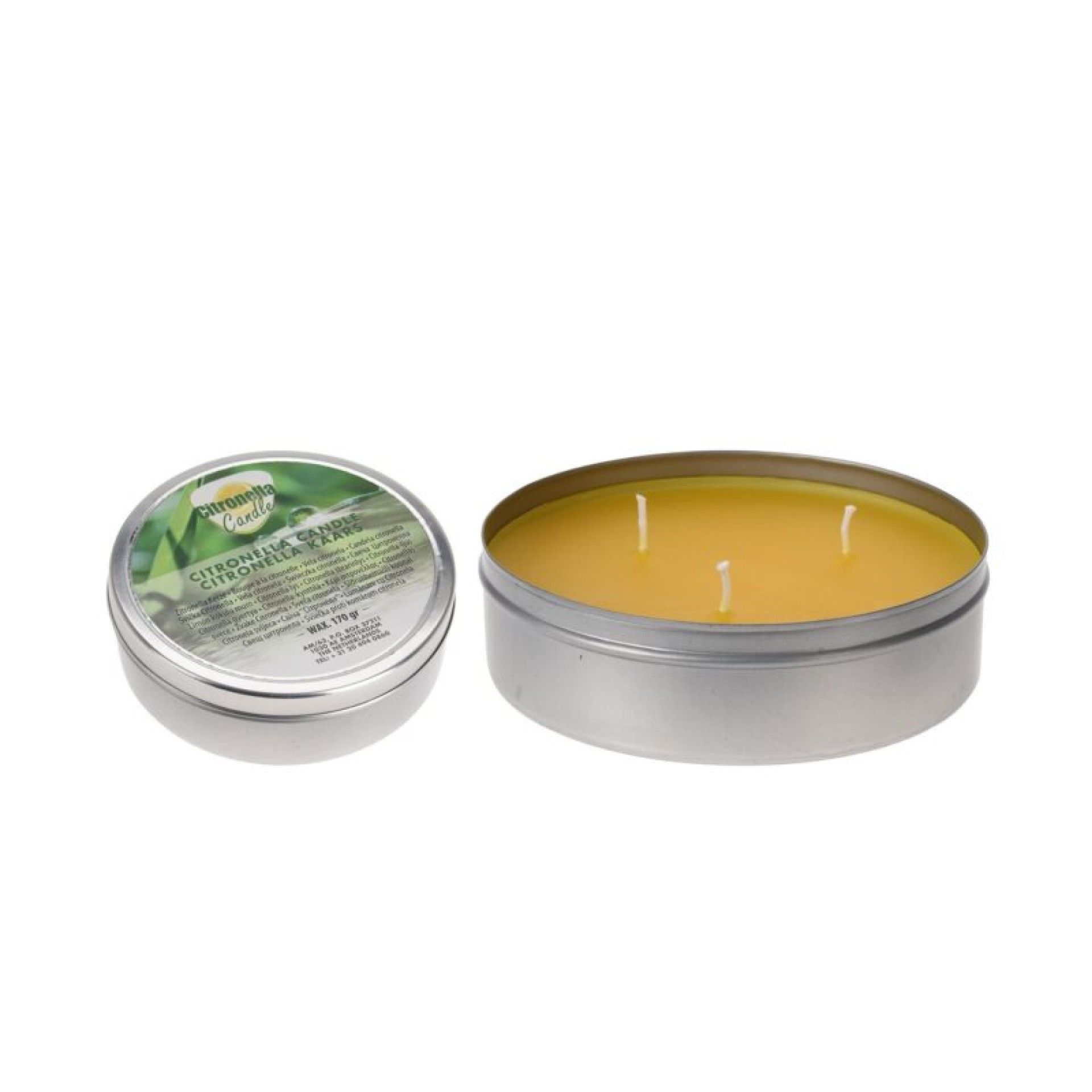 VELA CITRONELA 3 PAVIOS LATA VELA CITRONELA 3 PAVIOS LATA