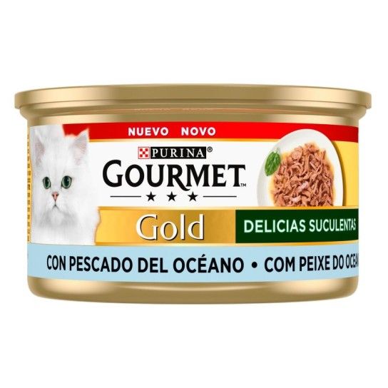 GOURMET GOLD DELIC PEIXE DO OCEANO 85GR