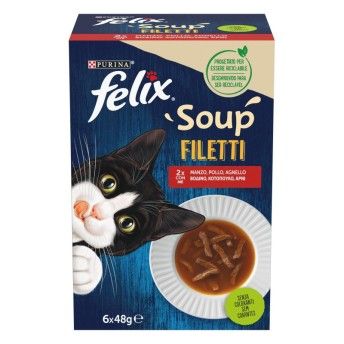 FELIX SOUP FILETTI CAMPO 6X48GR FELIX SOUP FILETTI CAMPO 6X48GR