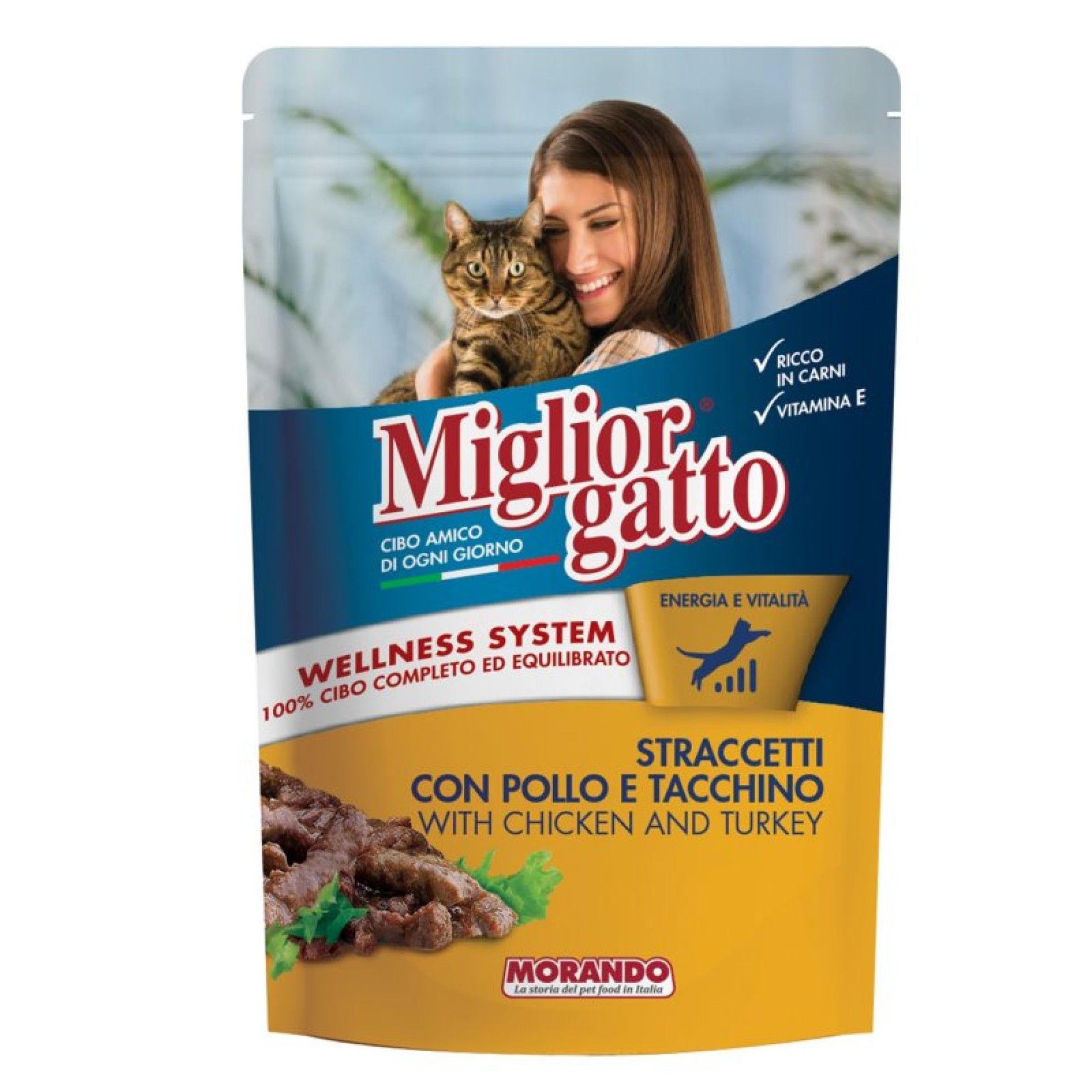 MIGLIOR GATO HÚMIDO PEDAÇOS FRANGO E PERÚ 100GR MIGLIOR GATO HÚMIDO PEDAÇOS FRANGO E PERÚ 100GR
