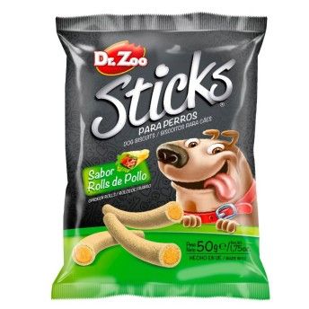 SNACK C�O STICKS ROLOS FRANGO 50GR