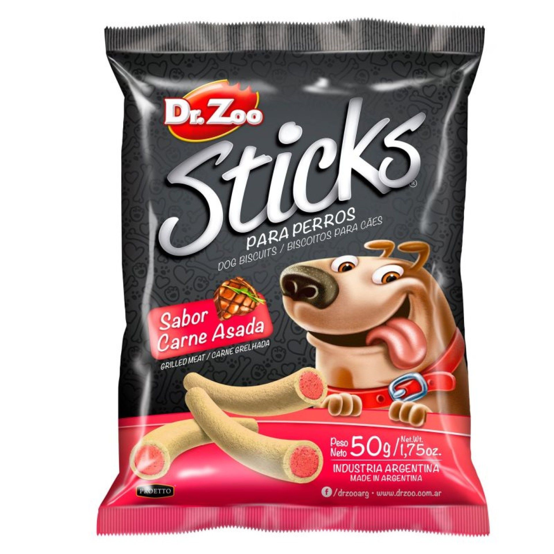 SNACK CÃO STICKS CARNE GRELHADA 50GR SNACK CÃO STICKS CARNE GRELHADA 50GR