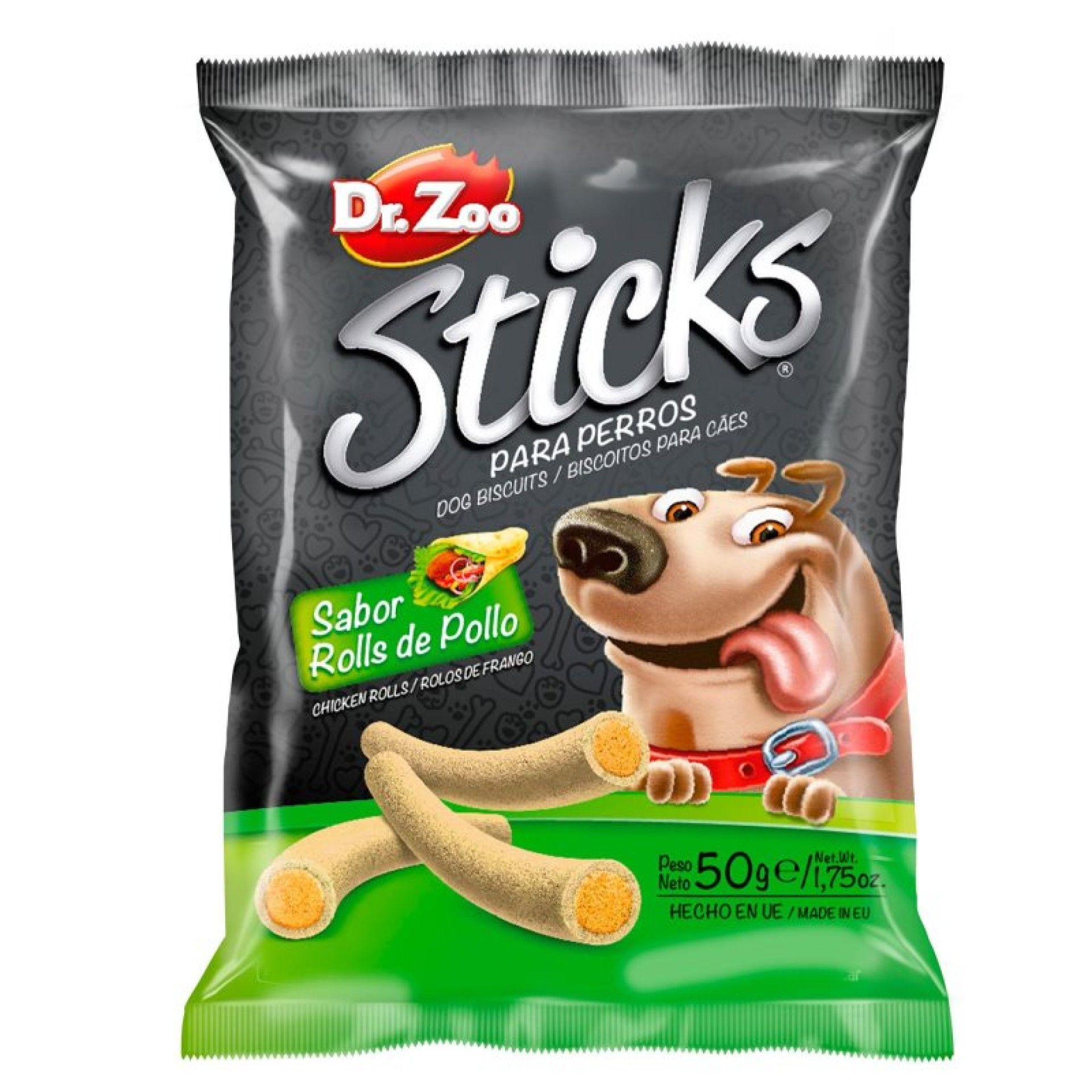 SNACK CÃO STICKS ROLOS FRANGO 50GR SNACK CÃO STICKS ROLOS FRANGO 50GR
