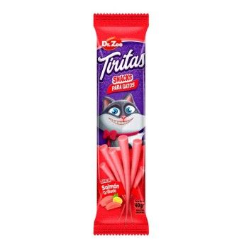 SNACK GATO TIRITAS SALMAO GRELHADO 40GR SNACK GATO TIRITAS SALMAO GRELHADO 40GR