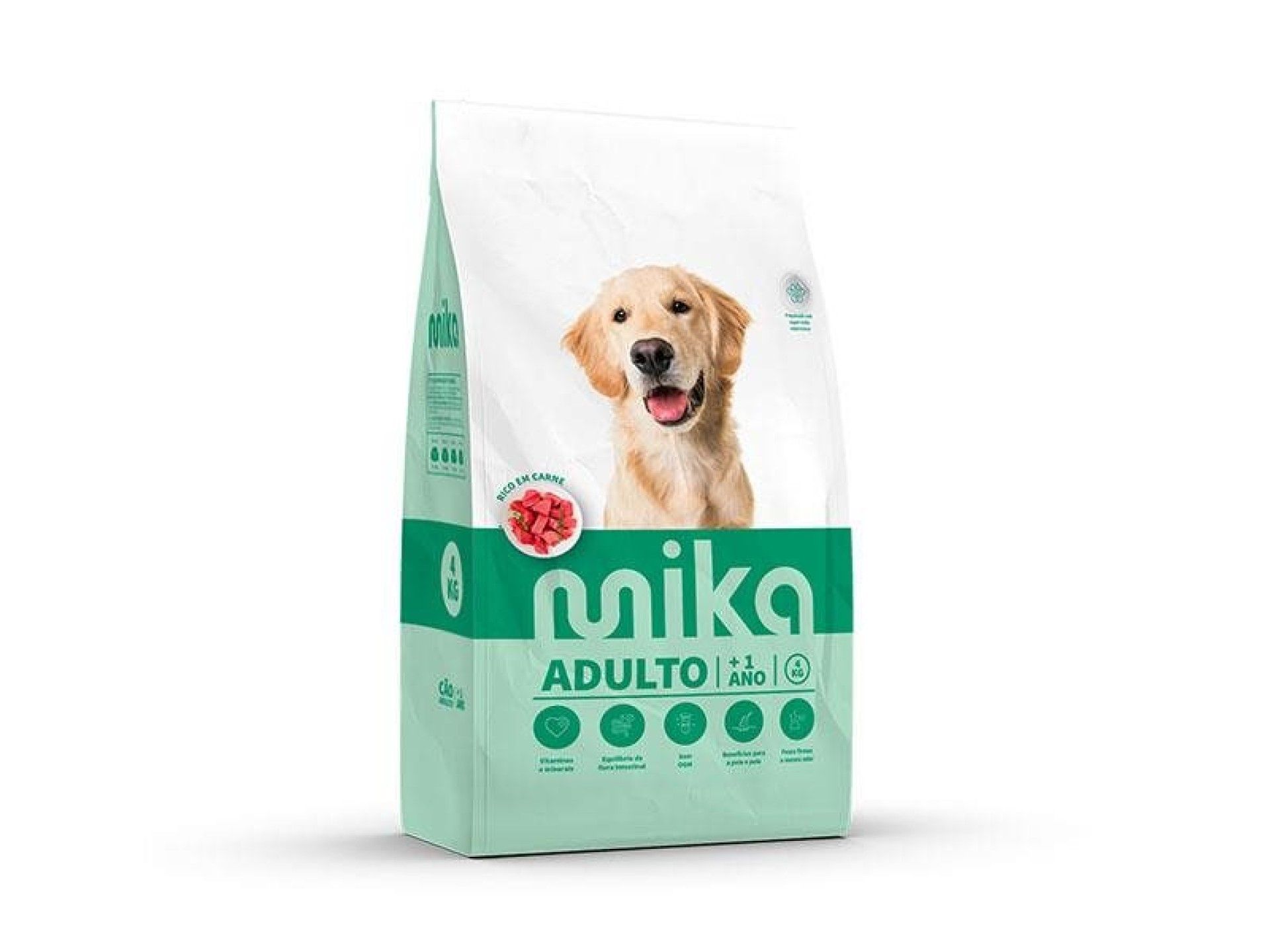 ALIMENTO SECO CÃO MANUTENÇÃO MIKA 4KG ALIMENTO SECO CÃO MANUTENÇÃO MIKA 4KG