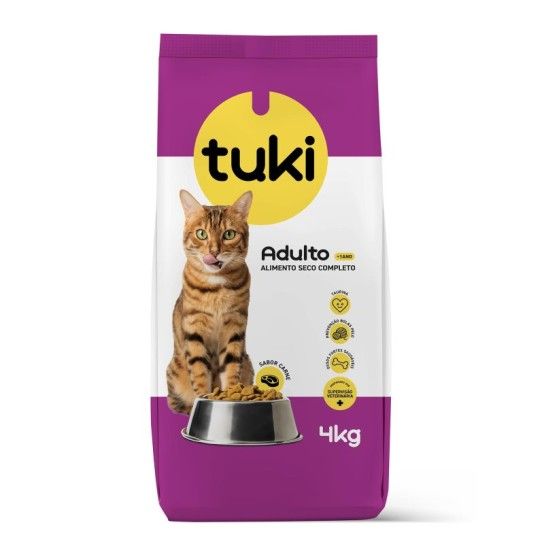 ALIMENTO SECO GATO MANUTENÇÃO TUKI 4KG ALIMENTO SECO GATO MANUTENÇÃO TUKI 4KG