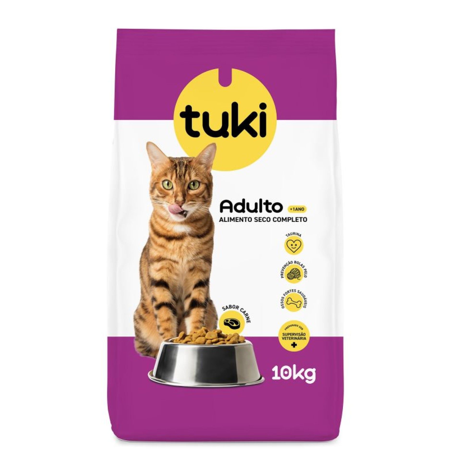 ALIMENTO SECO GATO CARNE TUKI 10KG