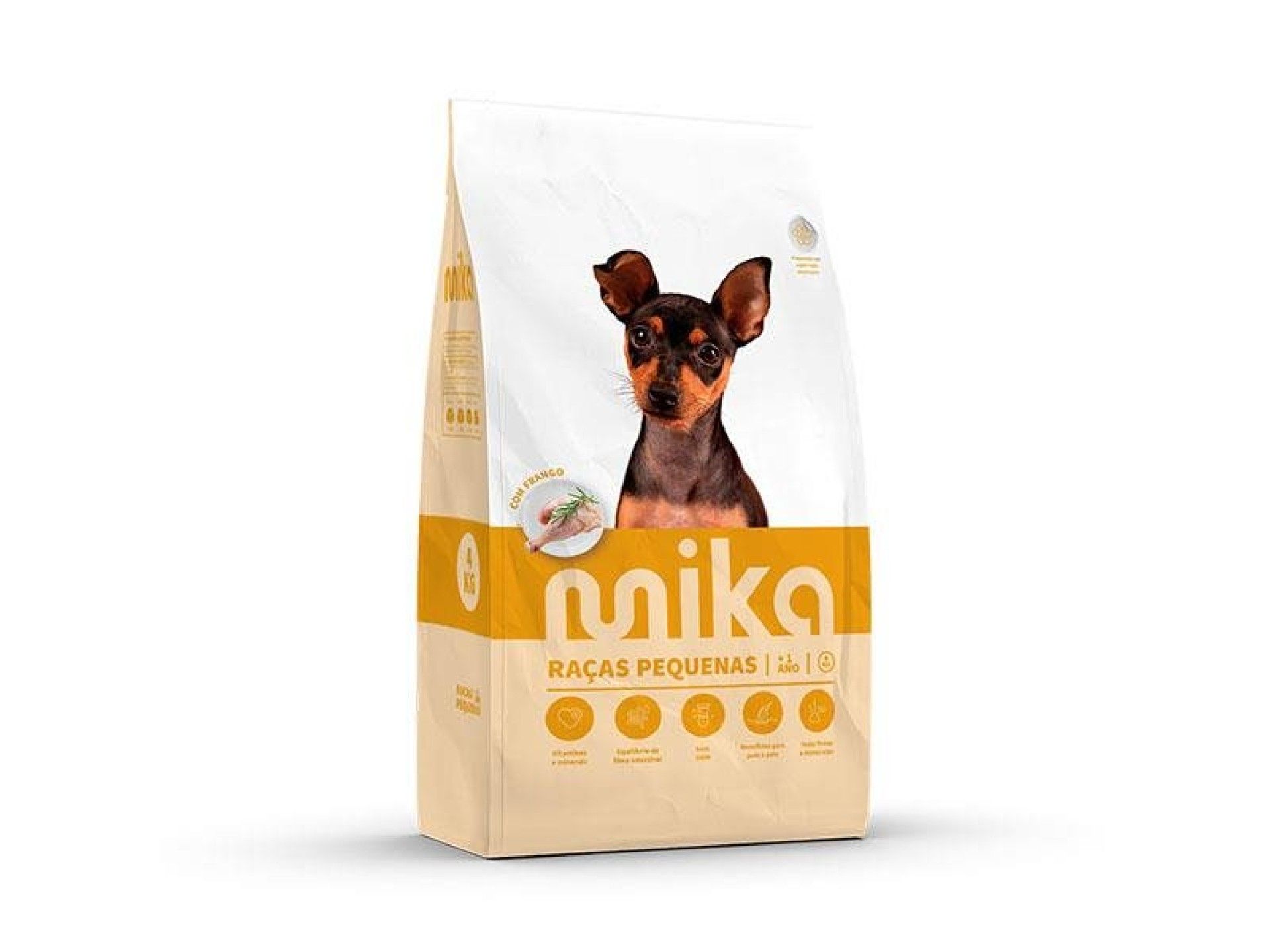 ALIMENTO SECO C�O RA�AS PEQUENAS MIKA 4KG