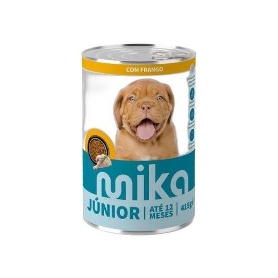 ALIMENTO H�MIDO C�O MIKA FRANGO JUNIOR 415GR