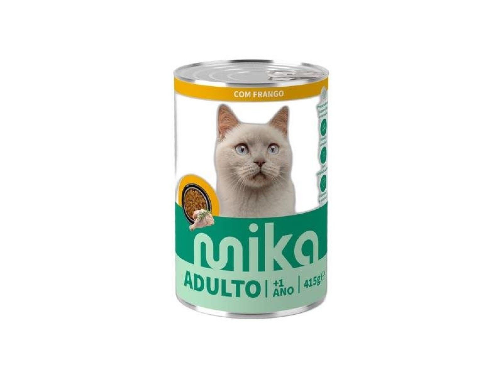 ALIMENTO HÚMIDO GATO MIKA FRANGO MOLHO 415GR ALIMENTO HÚMIDO GATO MIKA FRANGO MOLHO 415GR