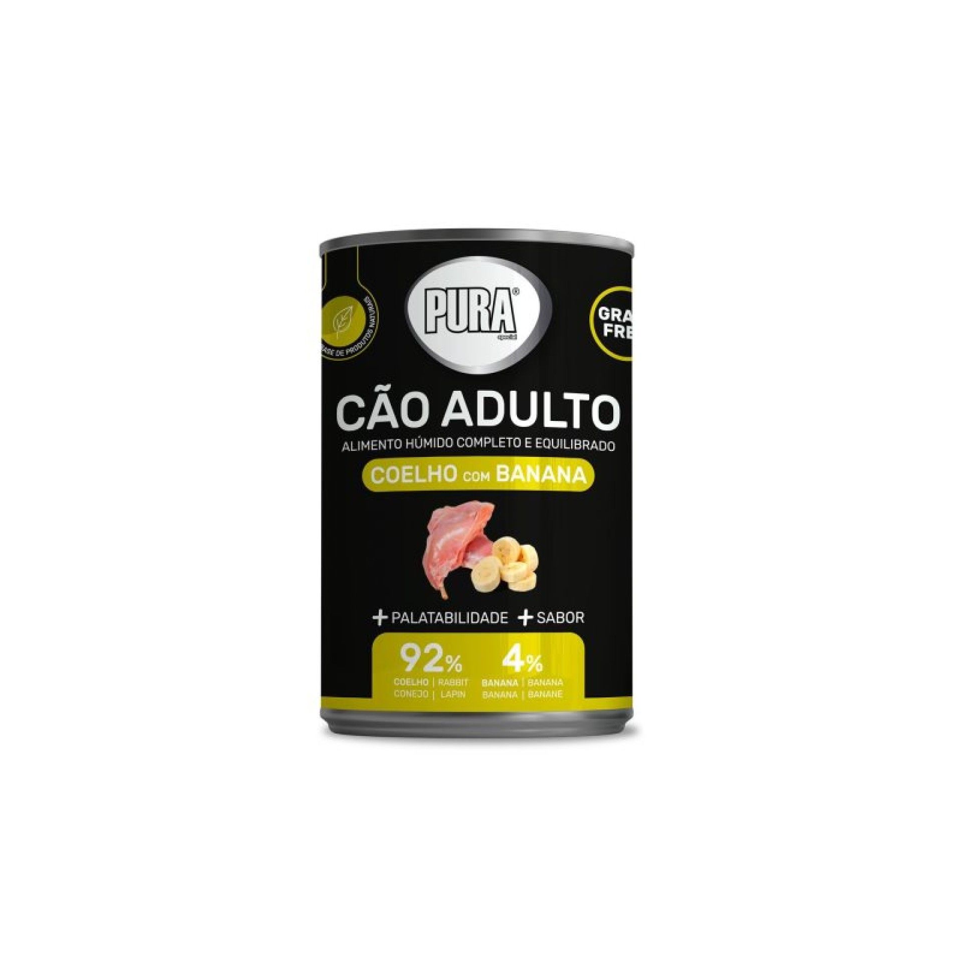 ALIMENTO HÚMIDO CÃO COELHO & BANANA 400GR ALIMENTO HÚMIDO CÃO COELHO & BANANA 400GR