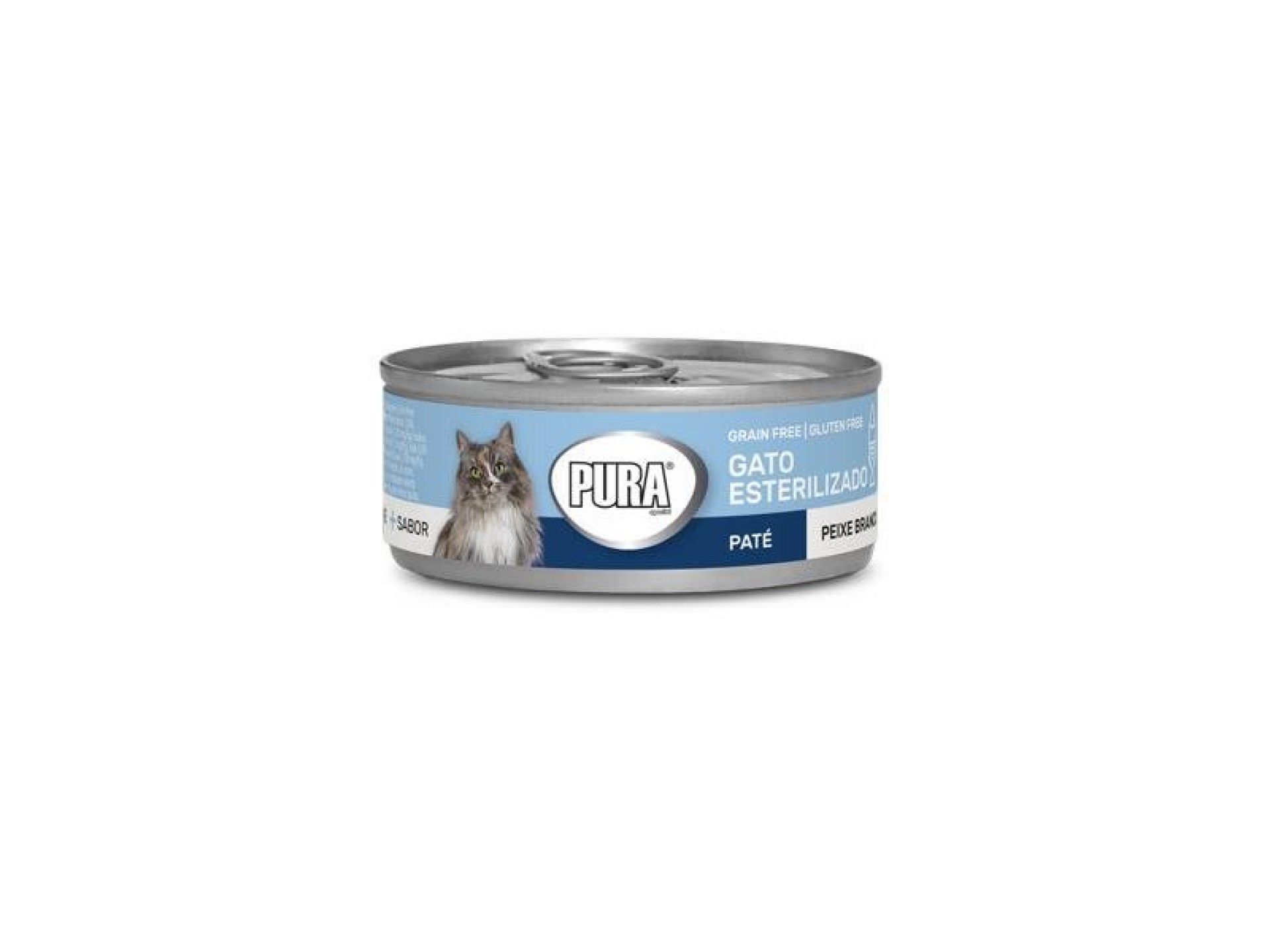 ALIMENTO H�MIDO GATO PEIXE BRANCO ESTERILIZADO 85G