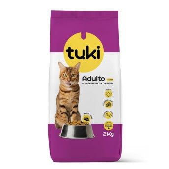 ALIMENTO SECO GATO CARNE TUKI 2KG ALIMENTO SECO GATO CARNE TUKI 2KG