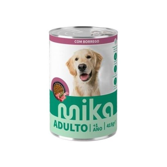 ALIMENTO HÚMIDO CÃO MIKA BORREGO MOLHO 415GR ALIMENTO HÚMIDO CÃO MIKA BORREGO MOLHO 415GR