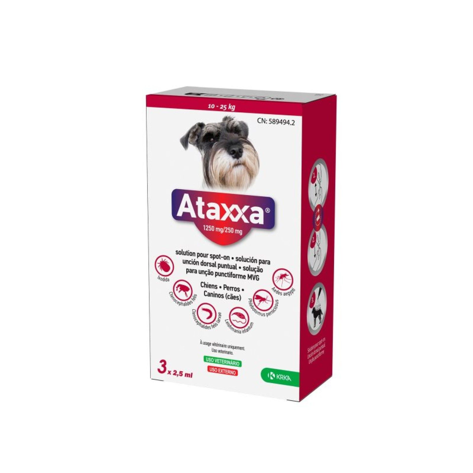 ATAXXA CAO 10-25KG 3PIP