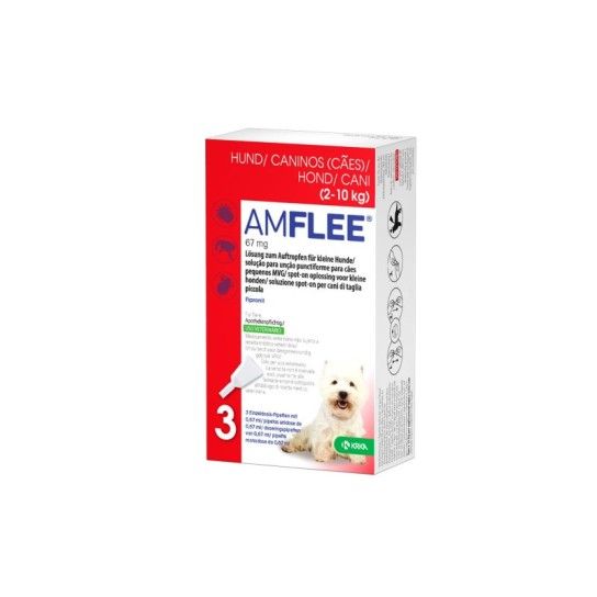 AMFLEE SPOT ON CAO 67MG 3 PIPETAS AMFLEE SPOT ON CAO 67MG 3 PIPETAS