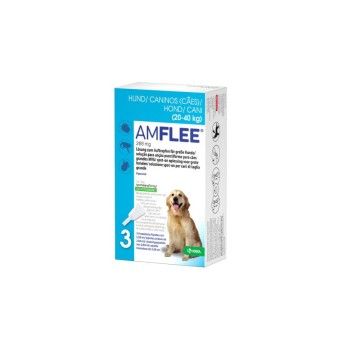AMFLEE SPOT ON CAO 268MG 3 PIPETAS