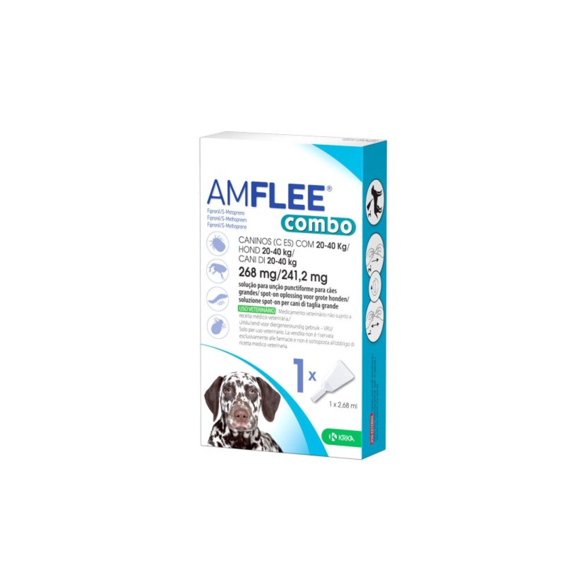 AMFLEE COMBO CAO 268 MG 1 PIPETA