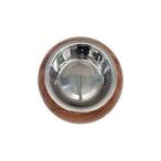 COMEDOURO WOODEN 200ML 12CM