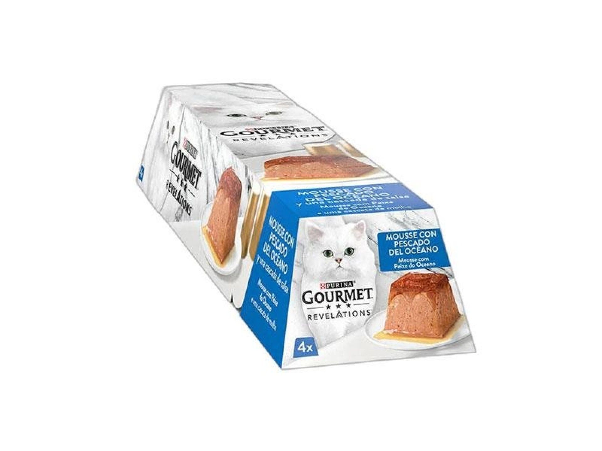 ALIMENTO HÚMIDO PARA GATO PEIXE 4X57 G ALIMENTO HÚMIDO PARA GATO PEIXE 4X57 G