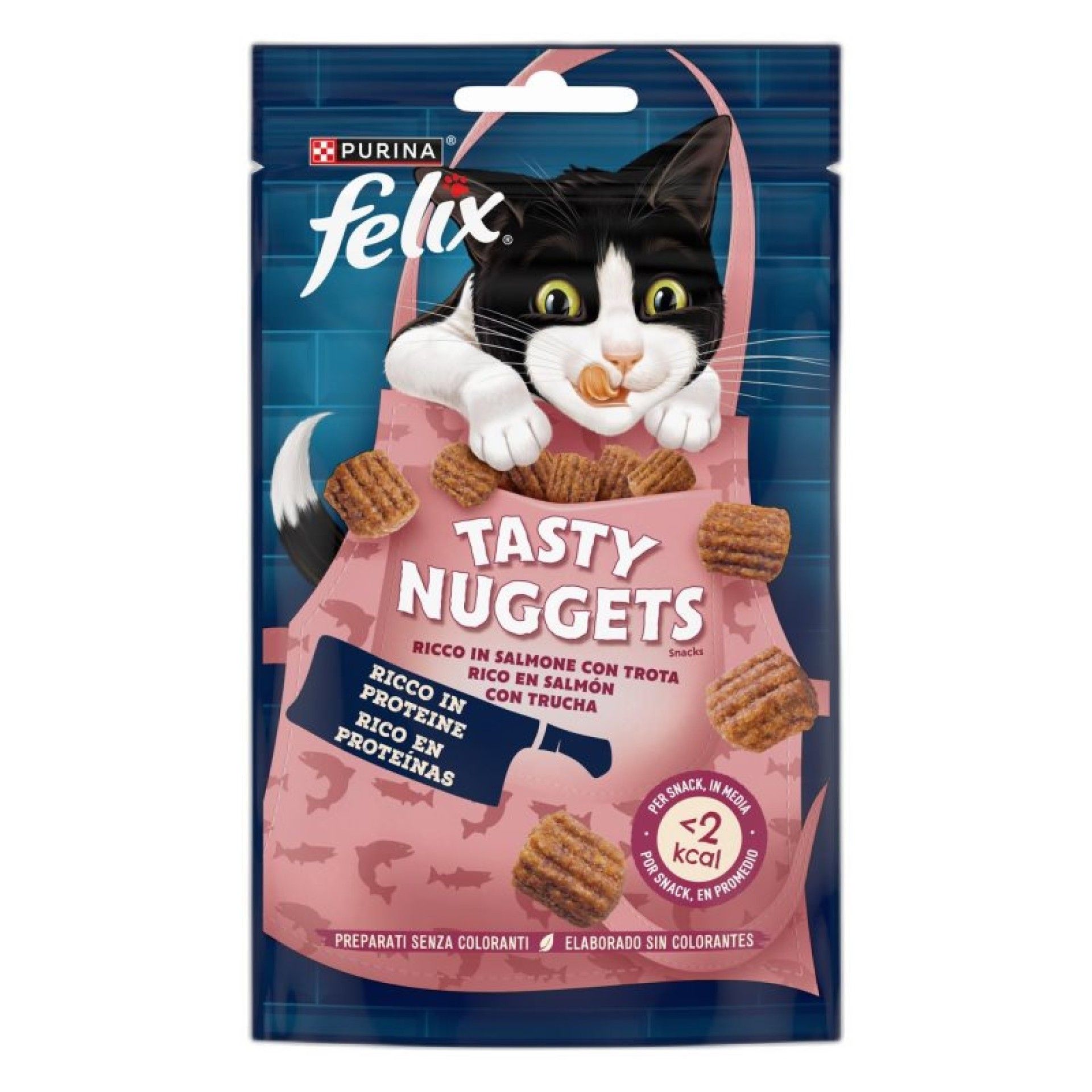 FELIX TASTY NUGGETS SALMÃO E TRUTA 50GR FELIX TASTY NUGGETS SALMÃO E TRUTA 50GR