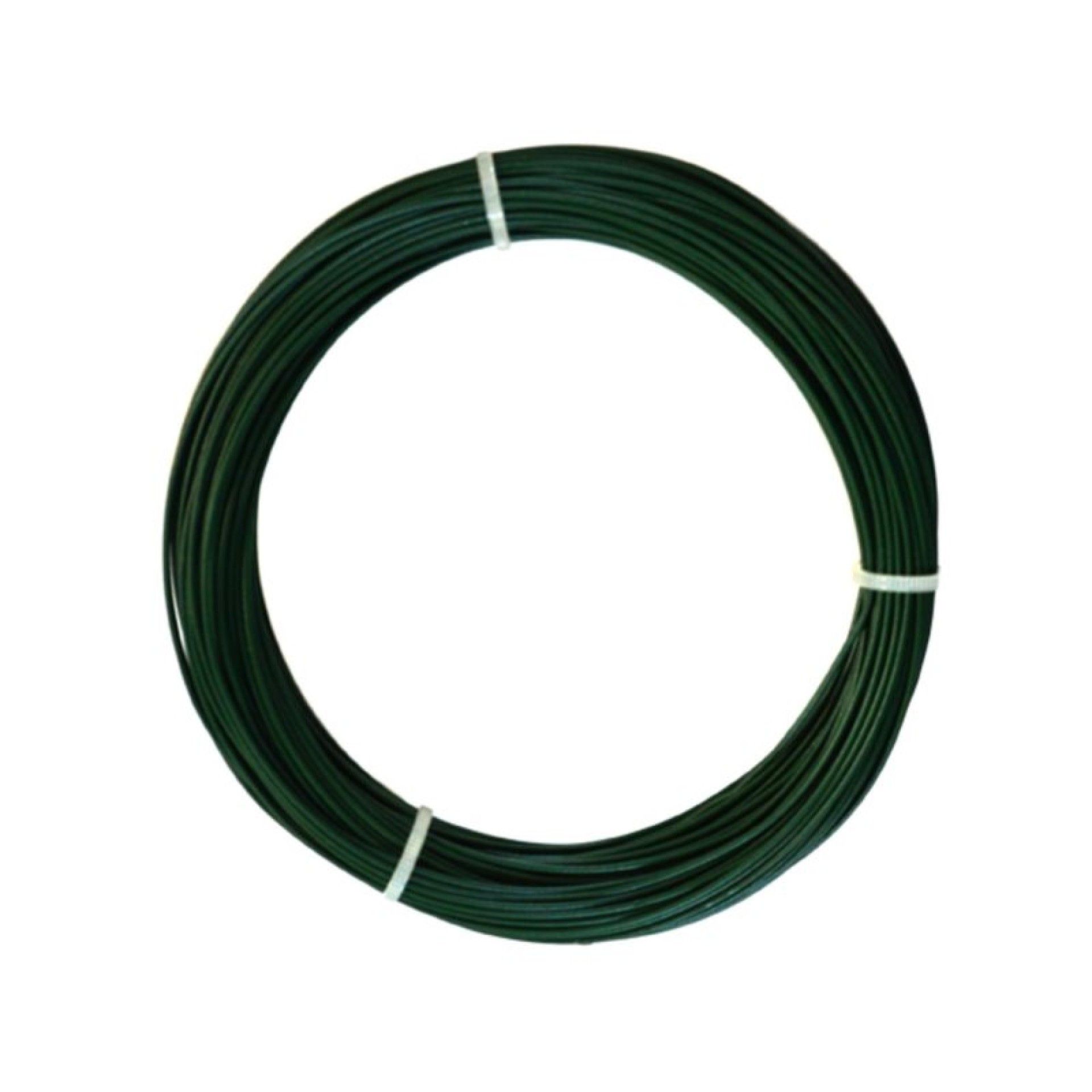 ARAME PLASTIFICADO VERDE 2,4MMX100MT ARAME PLASTIFICADO VERDE 2,4MMX100MT
