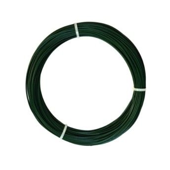 ARAME PLASTIFICADO VERDE 2,4MMX25MT
