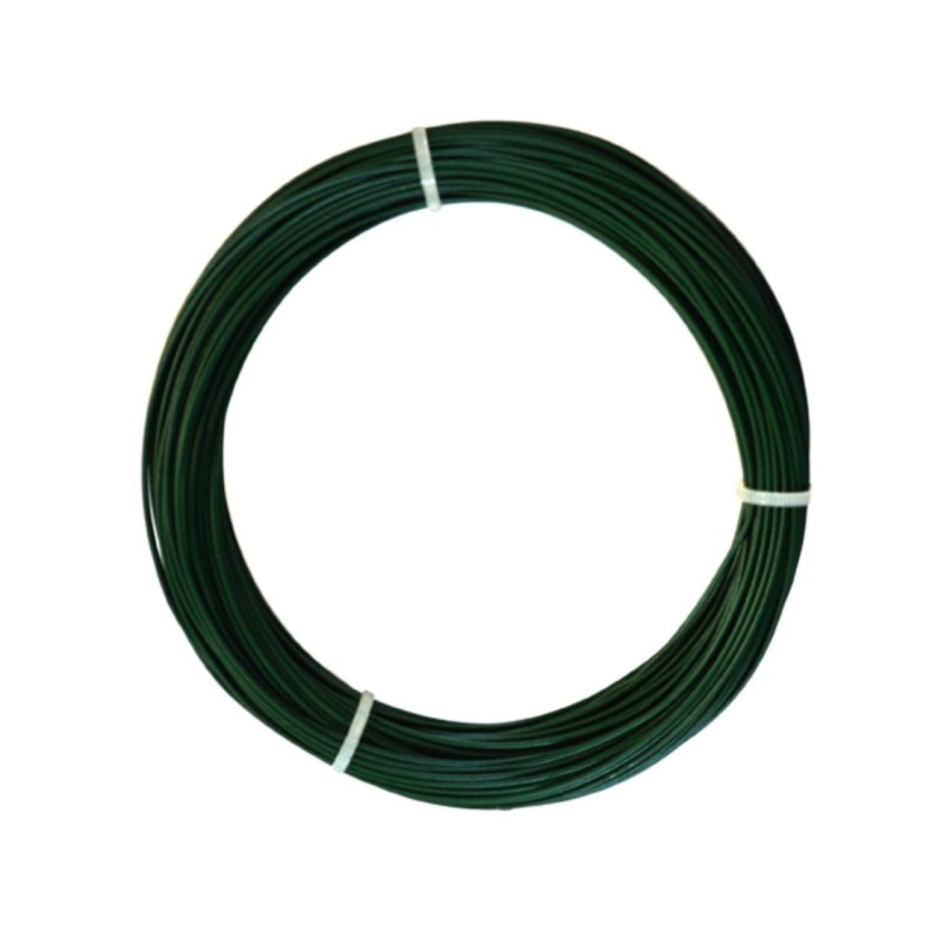 ARAME PLASTIFICADO VERDE 2,4MMX25MT ARAME PLASTIFICADO VERDE 2,4MMX25MT