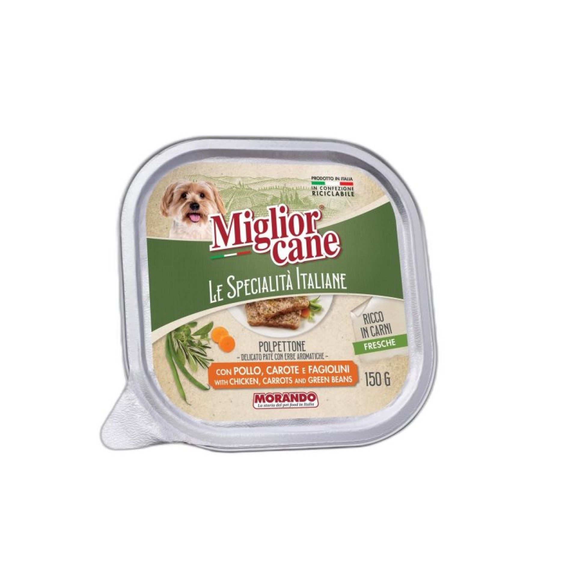 MIGLIOR SPECIAL CÃO HÚMIDO PATÉ FRANGO/CENOURA/ERVAS 150GR MIGLIOR SPECIAL CÃO HÚMIDO PATÉ FRANGO/CENOURA/ERVAS 150GR