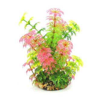 DECORA��O PLANTA AQU�TICA VERDE/ROSA