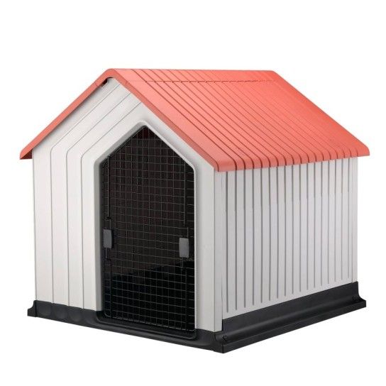 CASOTA C/PORTA VERMELHA 96X96X95CM CASOTA C/PORTA VERMELHA 96X96X95CM