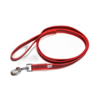TRELA C�O JULIUS K9 VERMELHO 1,2MT