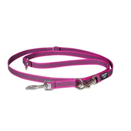 TRELA TREINO JULIUS K9 ROSA 2,2MT