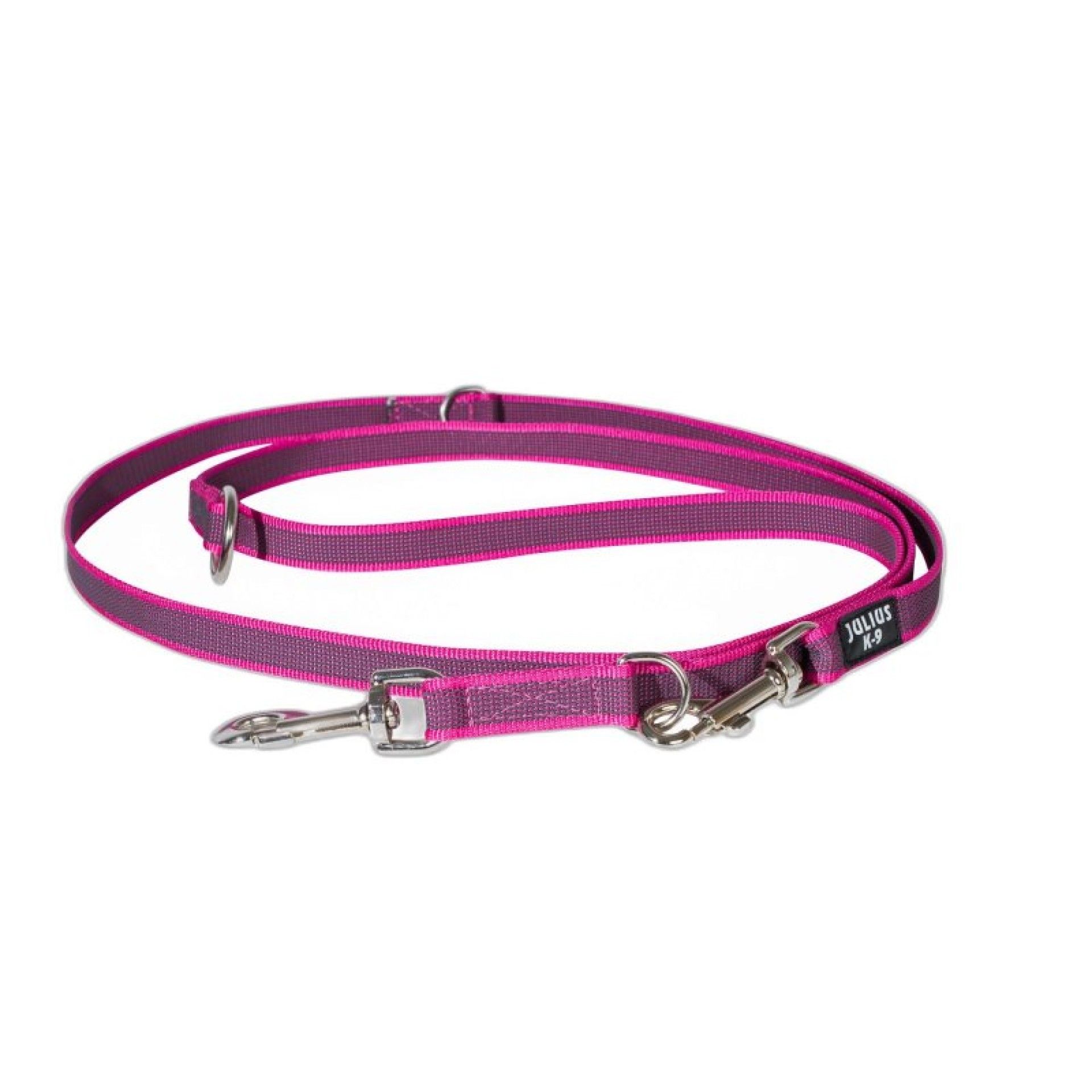 TRELA TREINO JULIUS K9 ROSA 2,2MT