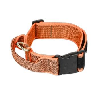 COLEIRA JULIUS 40MM LARANJA S/M