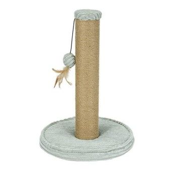 ARRANHADOR GATO POSTE BRINQUEDOS CINZA
