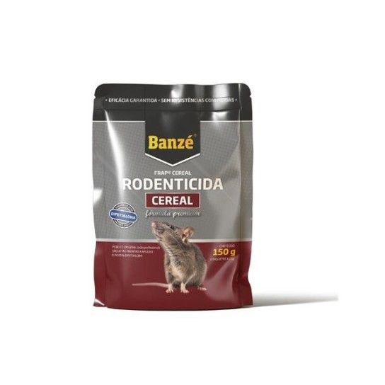 RATICIDA BANZÉ CEREAL DIFETIALONA PREMIUM 150GR RATICIDA BANZÉ CEREAL DIFETIALONA PREMIUM 150GR