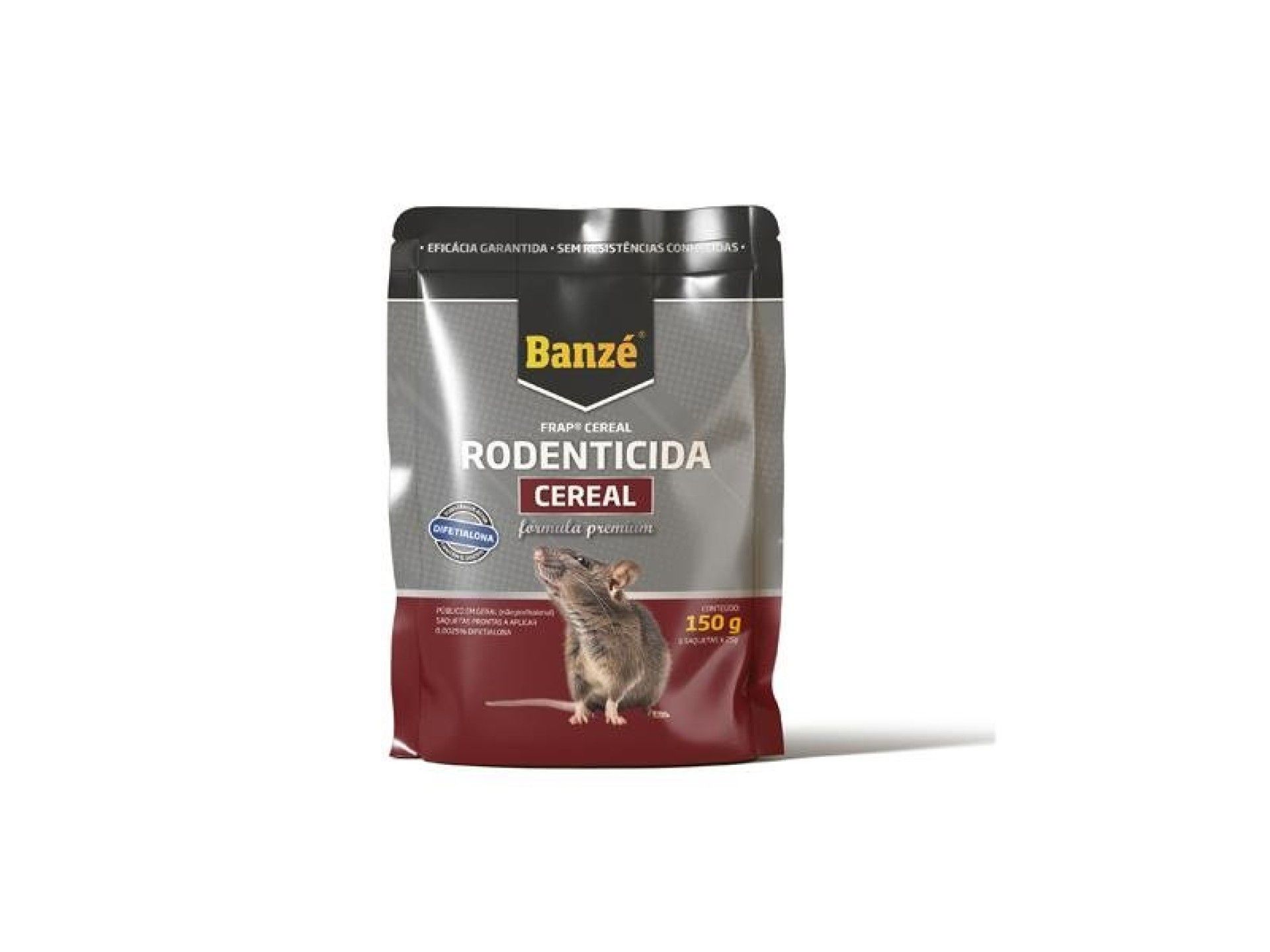 RATICIDA BANZÉ CEREAL DIFETIALONA PREMIUM 150GR RATICIDA BANZÉ CEREAL DIFETIALONA PREMIUM 150GR