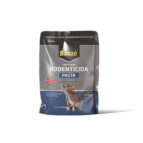 RATICIDA BANZÉ PASTA DIFETIALONA PREMIUN 150GR RATICIDA BANZÉ PASTA DIFETIALONA PREMIUN 150GR