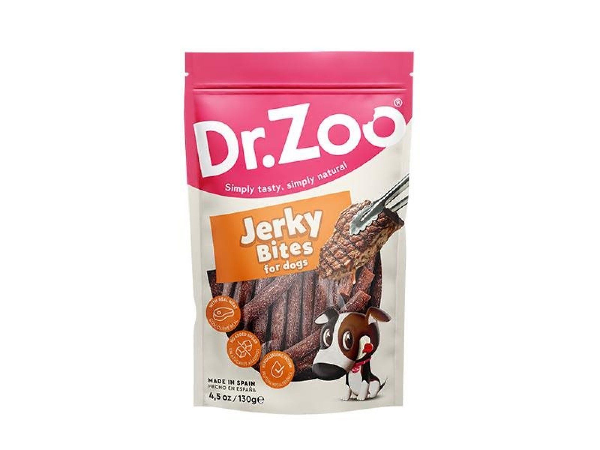 SNACK DR ZOO JERKY BITES 130GR SNACK DR ZOO JERKY BITES 130GR