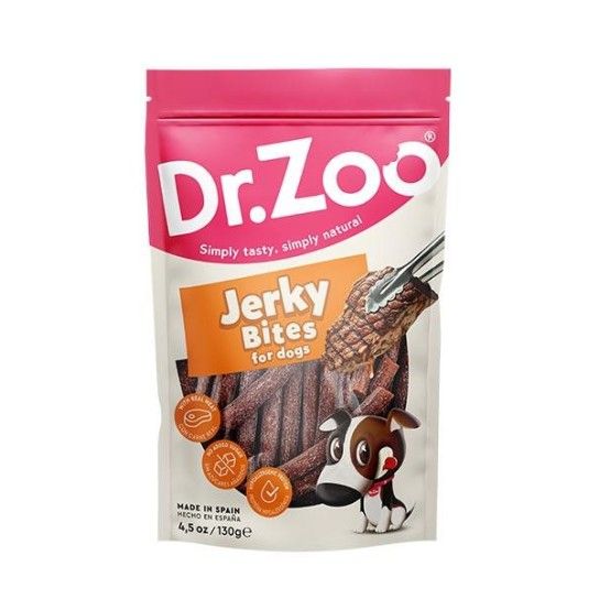 SNACK DR ZOO JERKY BITES 130GR SNACK DR ZOO JERKY BITES 130GR