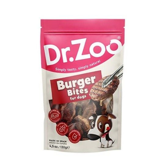 SNACK DR ZOO BURGER BITE 130GR