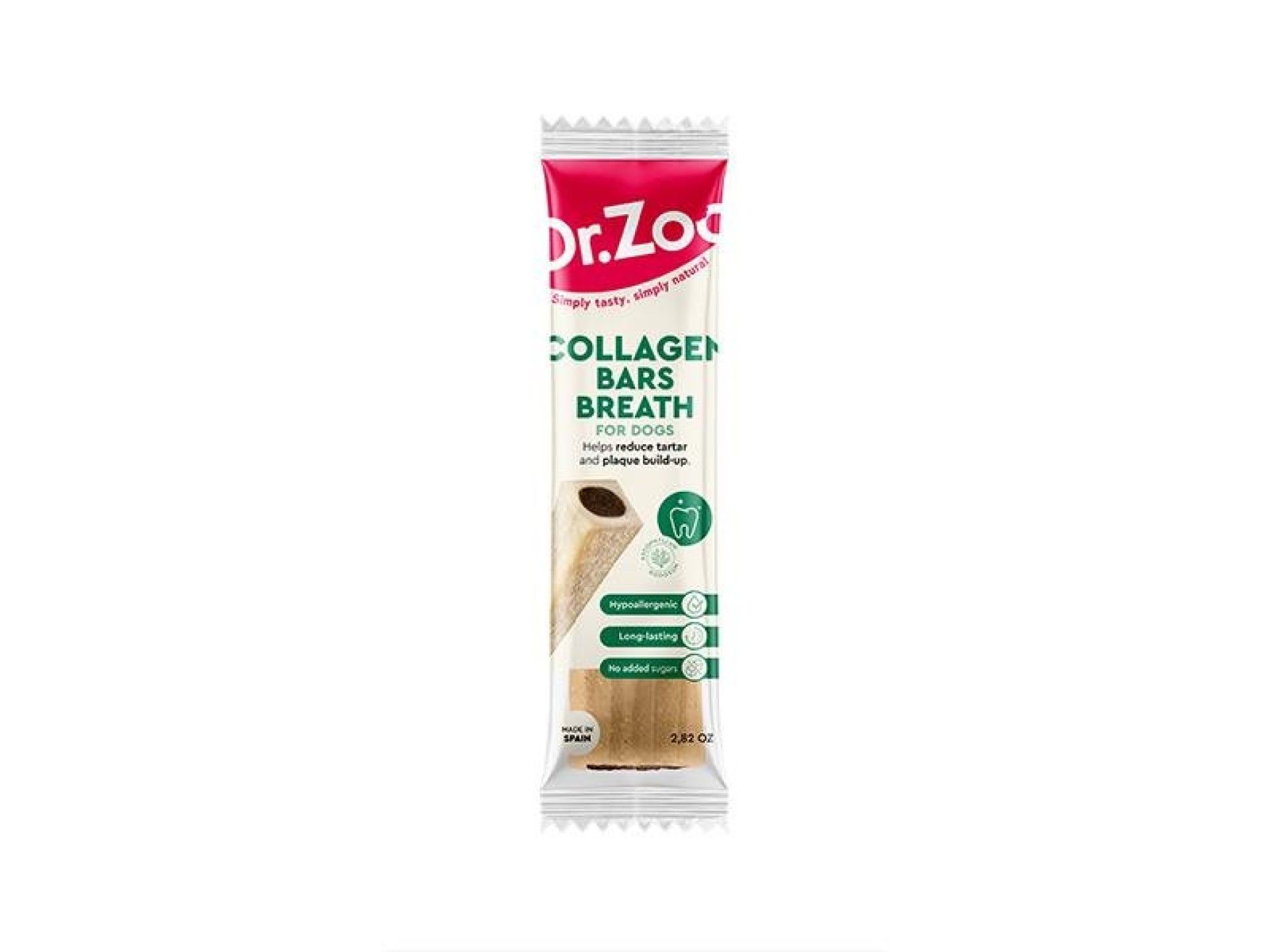 SNACK DR ZOO BARRA COLAGÉNIO HÁLITO 80GR SNACK DR ZOO BARRA COLAGÉNIO HÁLITO 80GR