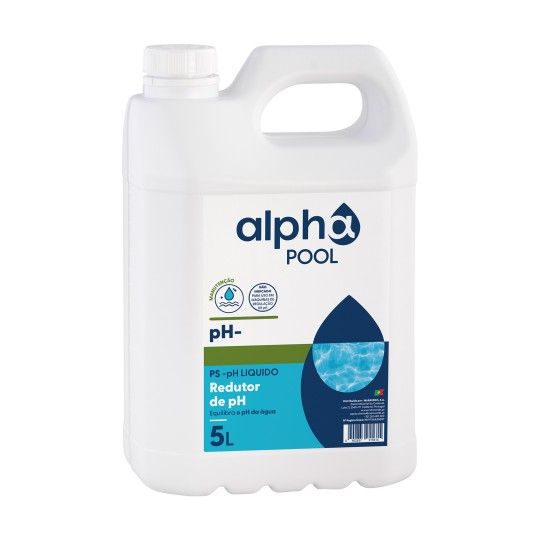 TRATAMENTO PH- LIQUIDO DAGUA 5LT ALPHAPOOL TRATAMENTO PH- LIQUIDO DAGUA 5LT ALPHAPOOL