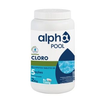 TRATAMENTO CLORO 5 A��ES T250 2KG ALPHAPOOL