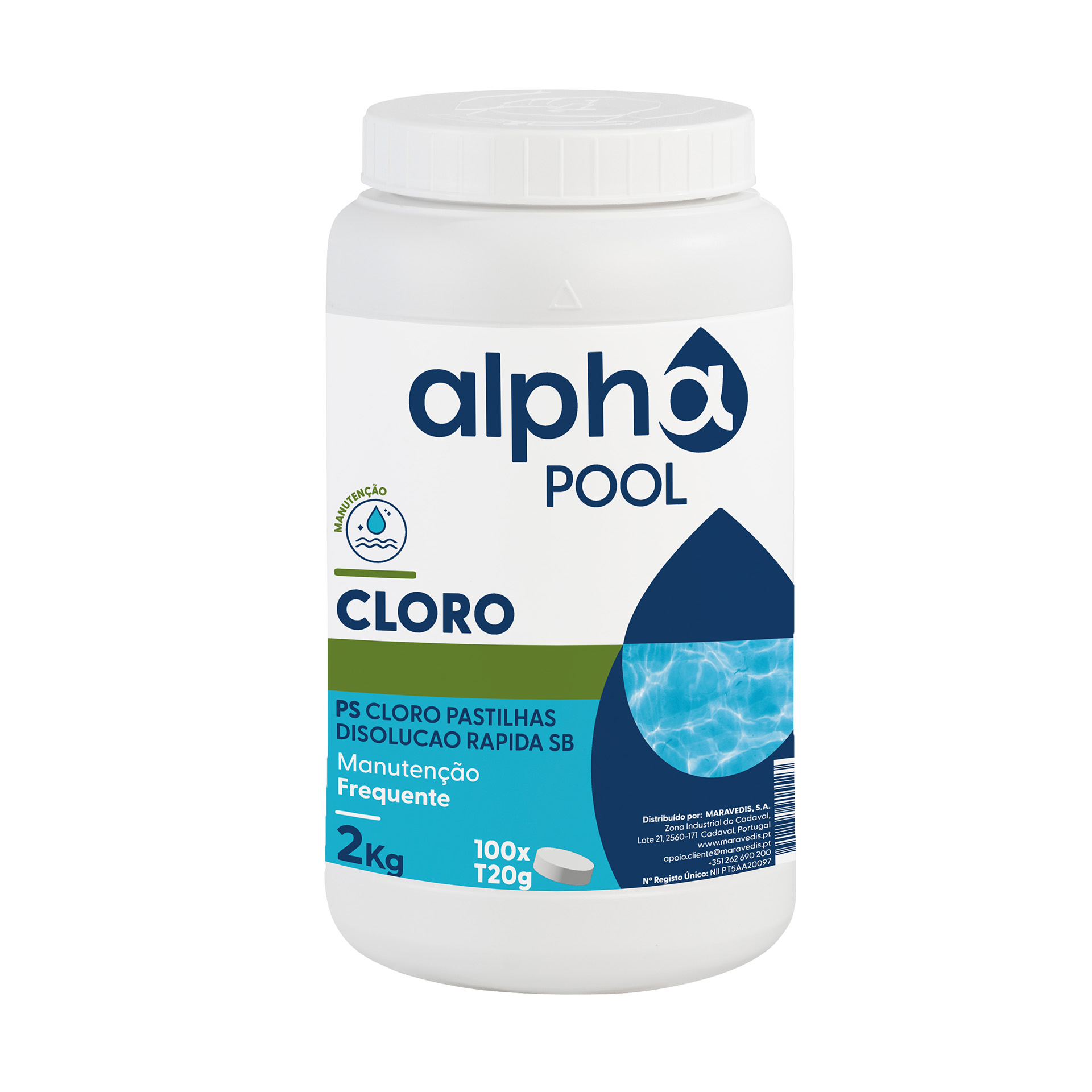 TRATAMENTO CLORO T20G 2KG ALPHAPOOL TRATAMENTO CLORO T20G 2KG ALPHAPOOL