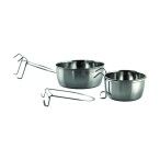 COMEDOURO INOX+GANCHO 140ML COMEDOURO INOX+GANCHO 140ML